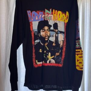 Vintage Boys N the Hood Graphic Long Sleeve Shirt